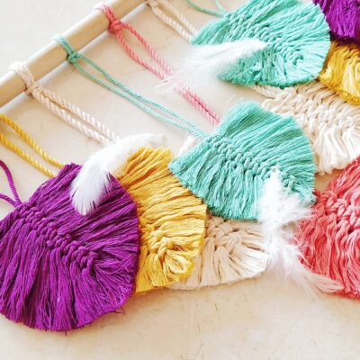Macramé Leaf Wall Hanging